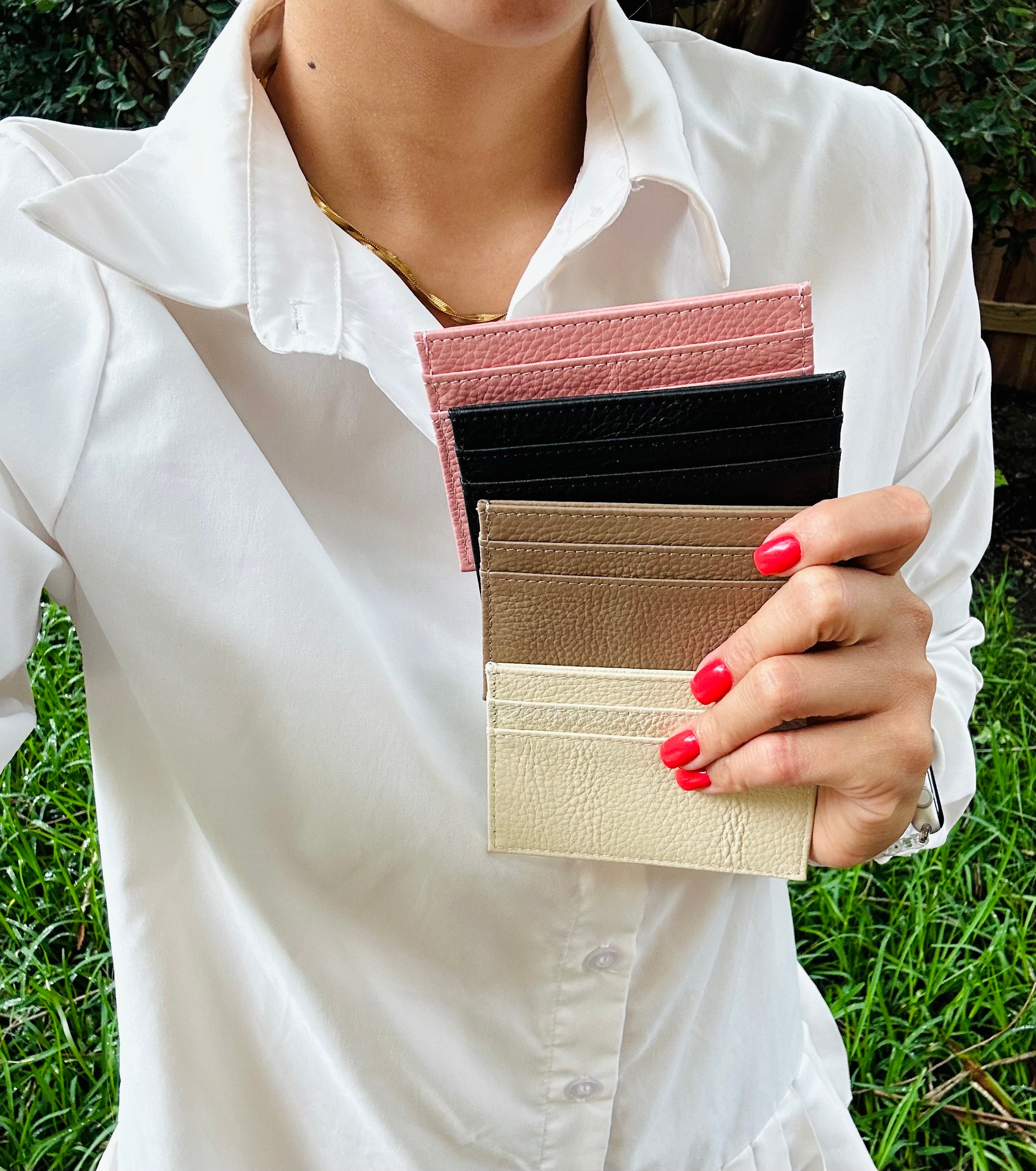Petite Leather Clutch