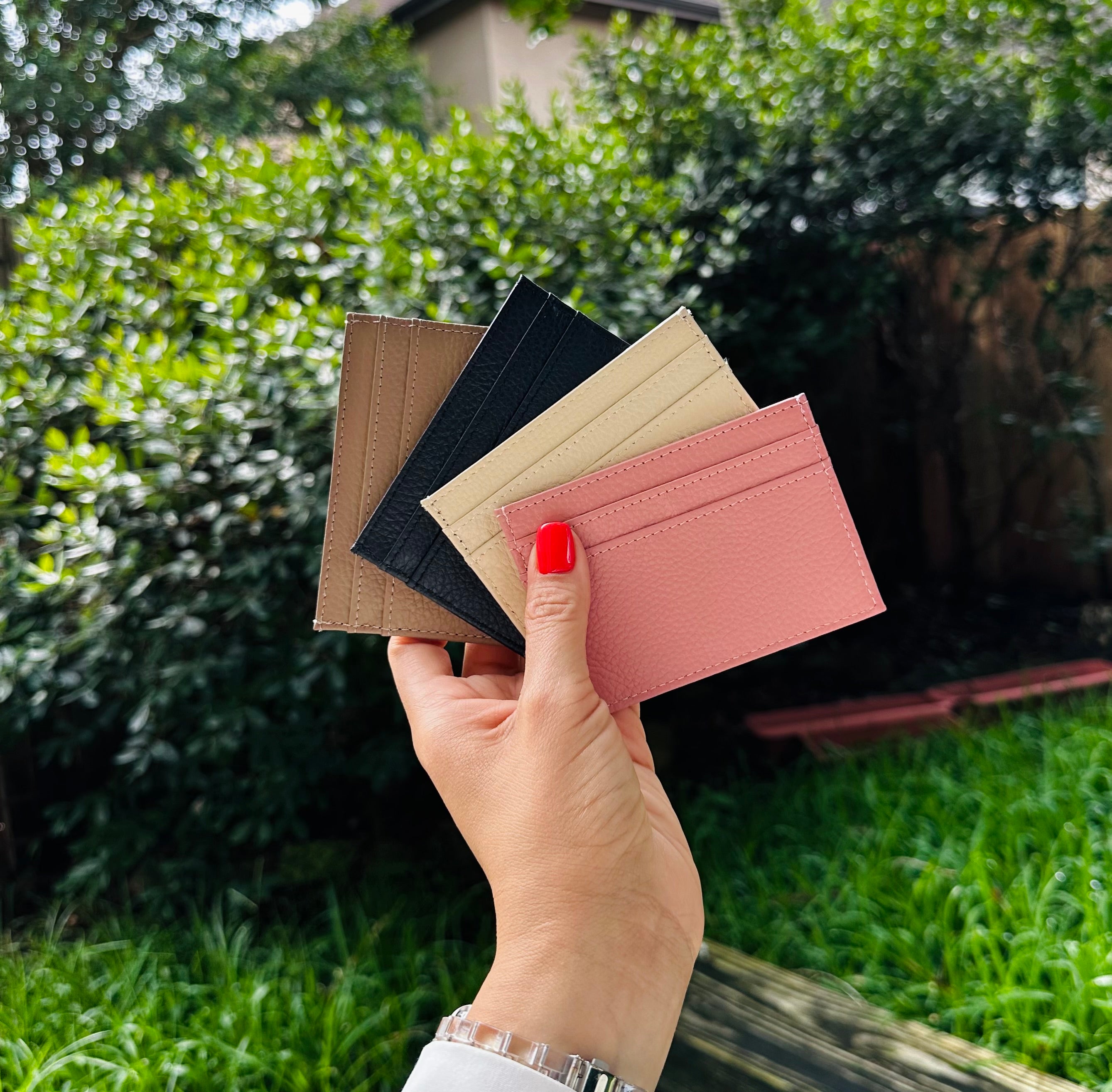 Petite Leather Clutch