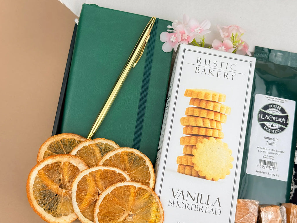 Birthday Gift Baskets – Coffee, Chocolate & Spa Set for Her
