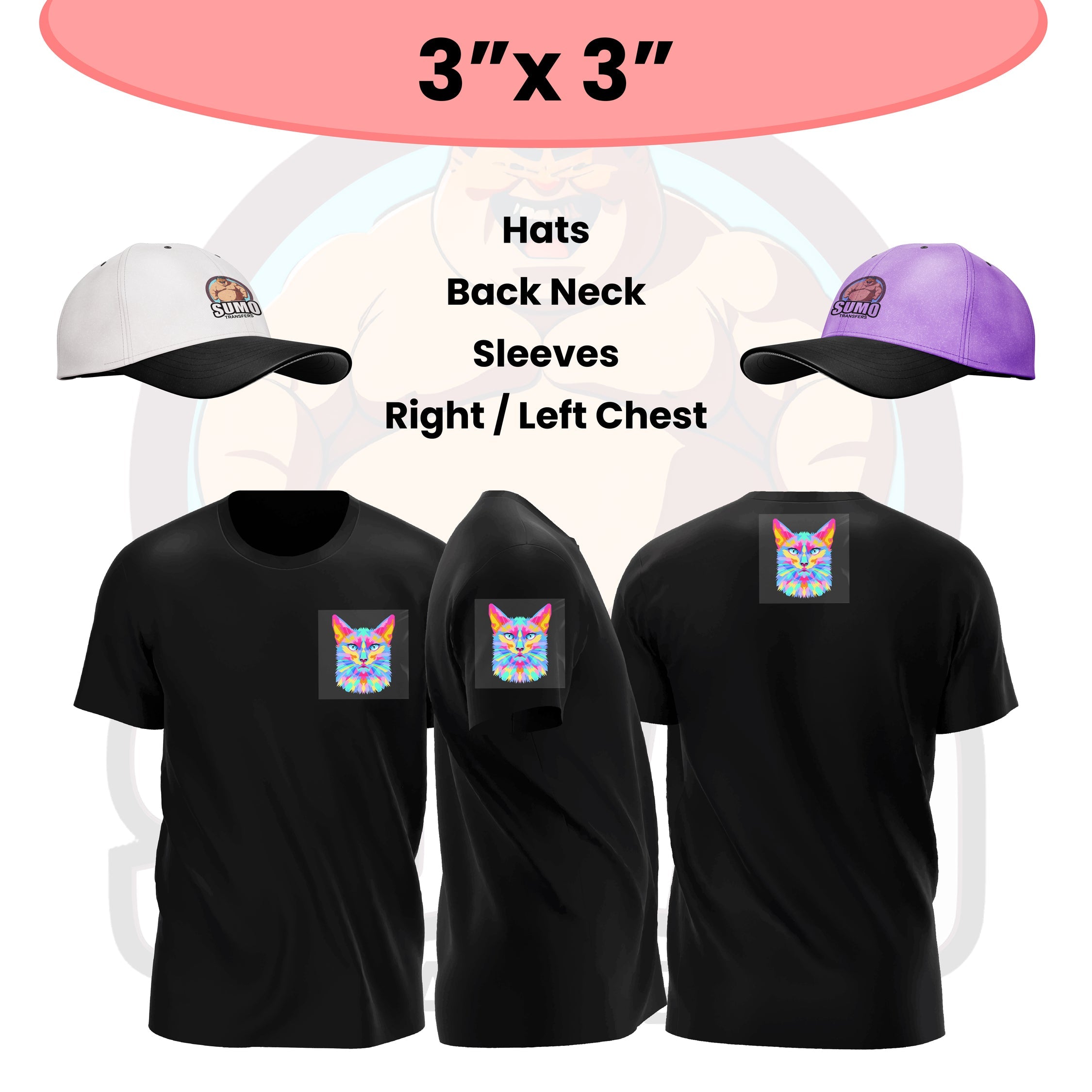 Custom DTF Transfers By Size