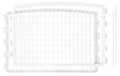 IRIS USA 24" 2-Panel Pet Extension Kit