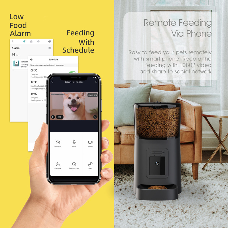 Smart Pet Feeder Cam 1080p